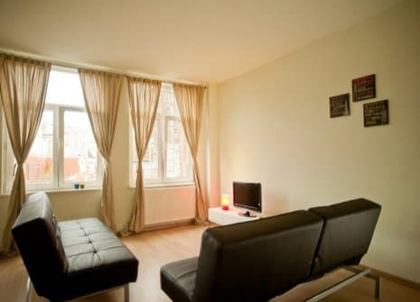 All in price for this furnished studio for rent in Antwerp